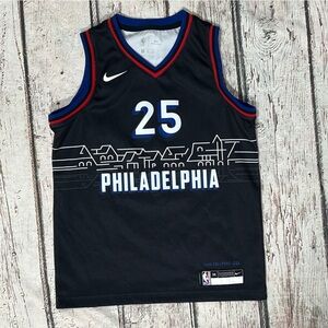 Ben Simmons Philadelphia 76ers NBA Basketball Nike Dri - Fit Youth Boys Jersey